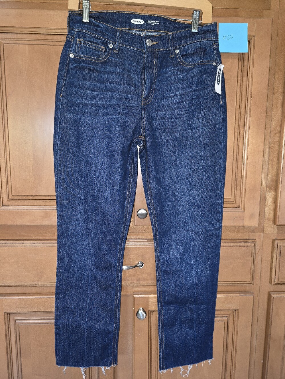Old Navy Dark Blue Ankle Straight Jeans